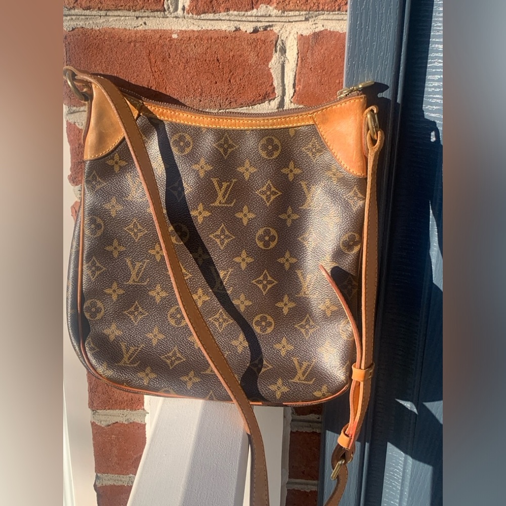 Louis Vuitton Brown and Tan Crossbody Bag